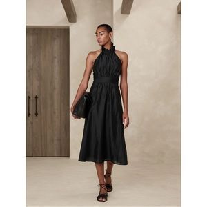 🎉💕HOST PICK💕🎉  NWT Banana Republic Ruffle Neck Halter Dress